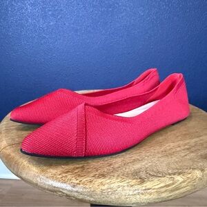 MIA Vibrant Red Elanna Knit Flats NWT | Size 6.5